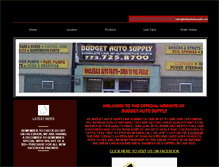 Tablet Screenshot of budgetautosupply.com